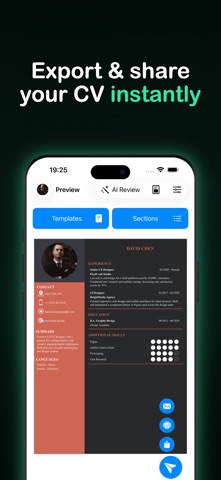 Simple CV: Resume Maker Screenshot 2 of 10