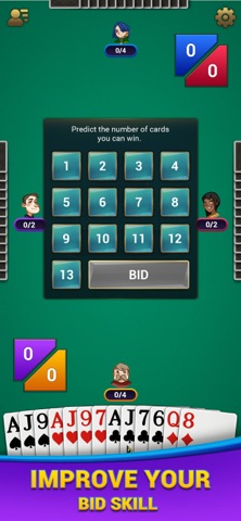 Classic Callbreak Card Game iPhone screenshot