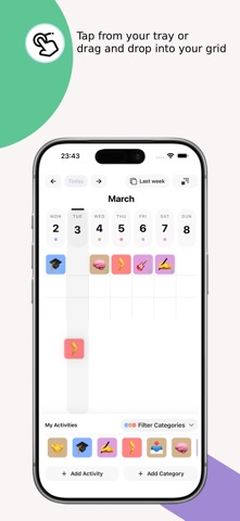 Sevn: Simple weekly planner Screenshot 1 of 4