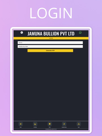 Jamuna Bullion iPad screenshot