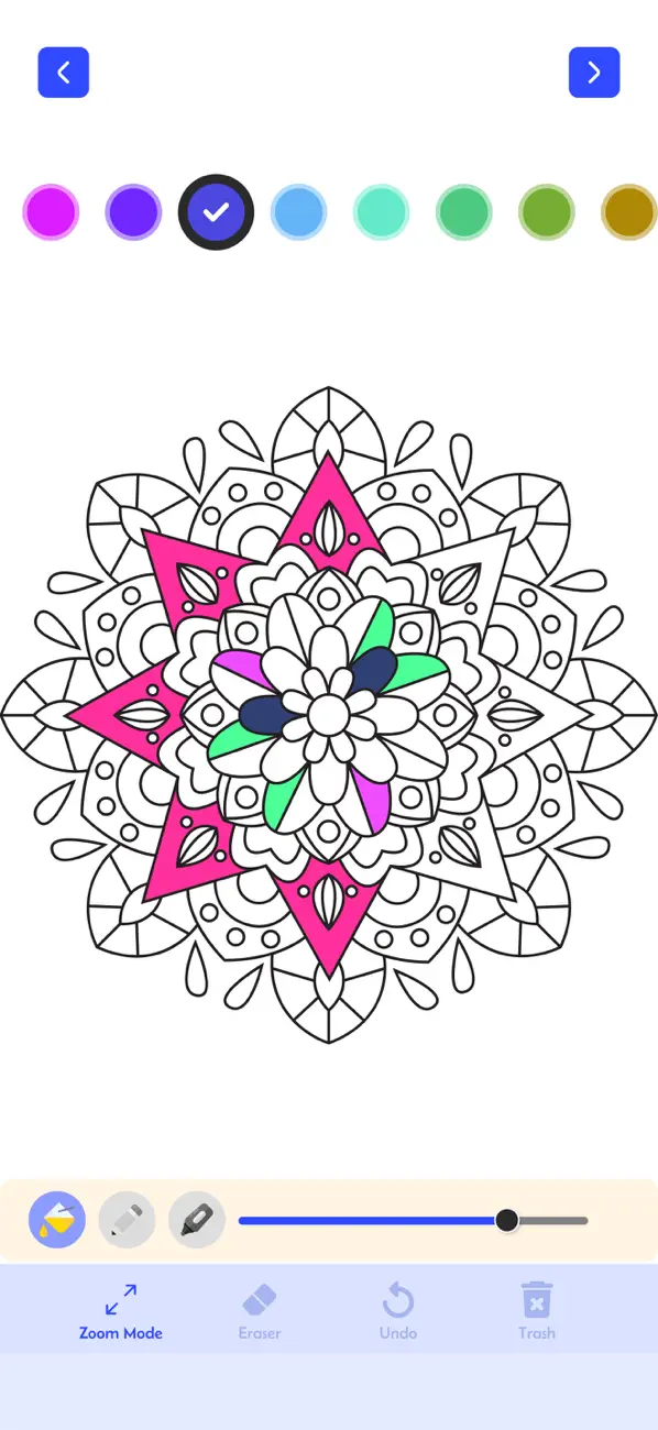 Screenshot #2 pour Peinture et couleur mandalas p