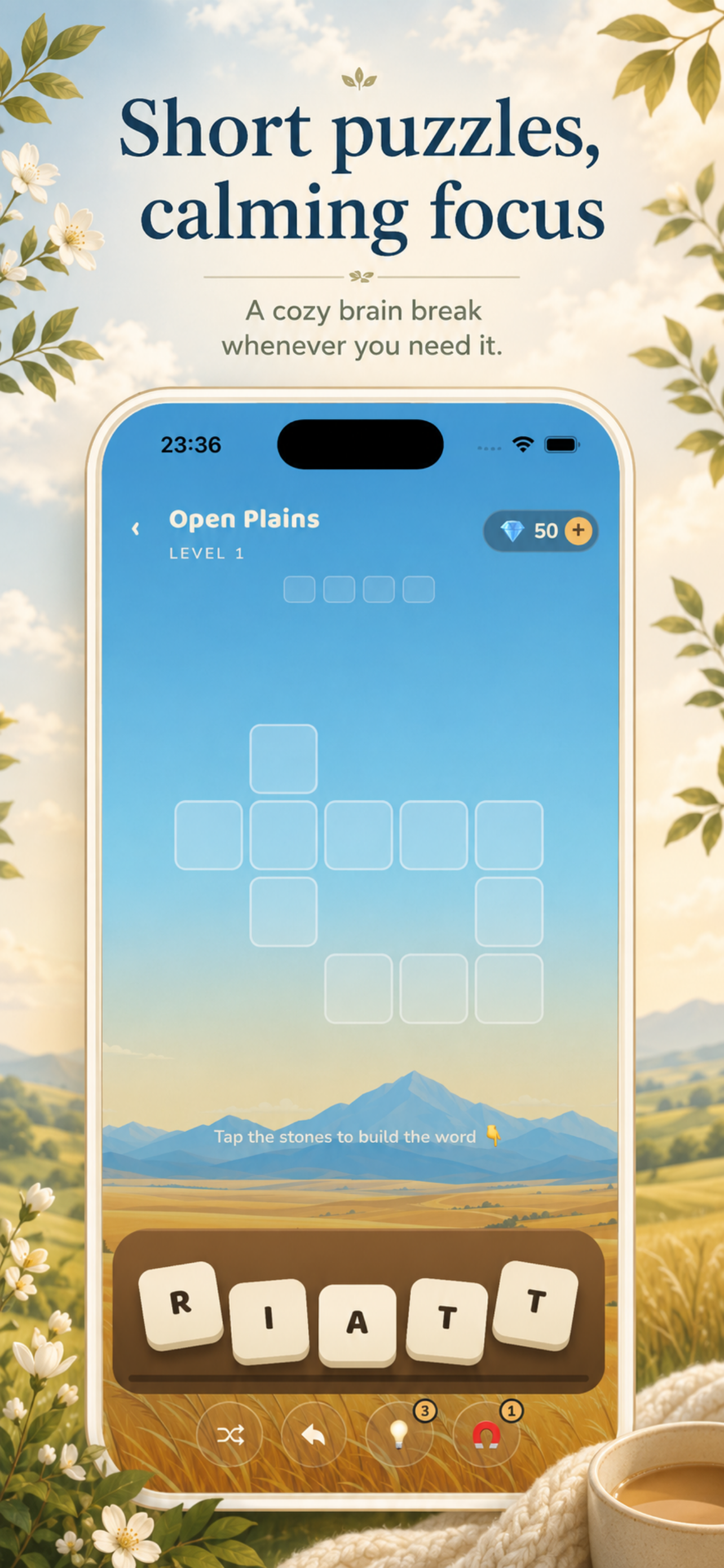 Word Stones: Calm Word Game screenshot 7