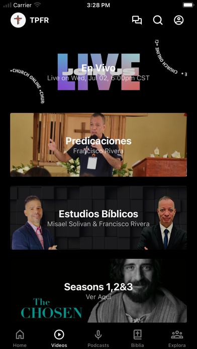 Tres Palabras Francisco Rivera Screenshot