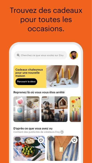 Screenshot #1 pour Etsy : la magie des boutiques