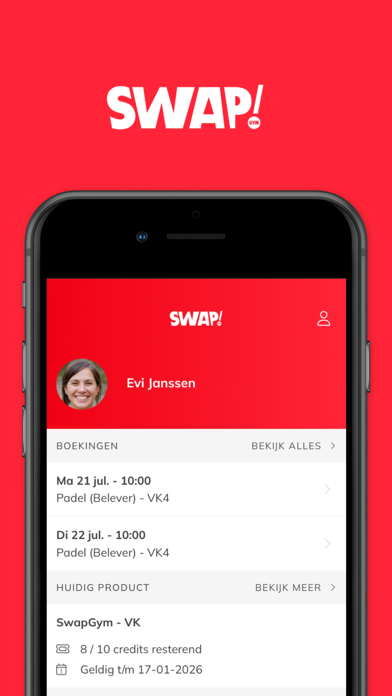 SwapGym Amsterdam Screenshot