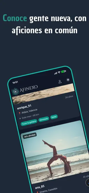 Afinexo: Hacer Amigos Nuevos screenshot 1