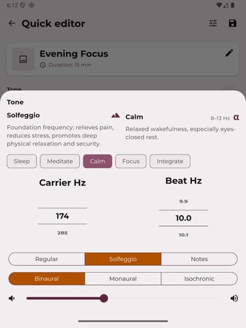 MindState: Focus Create Sleep iPad screenshot