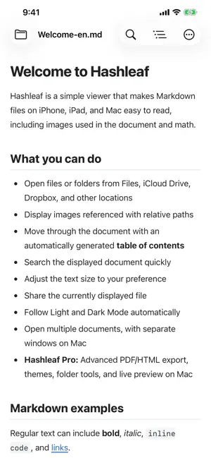 Hashleaf screenshot 1