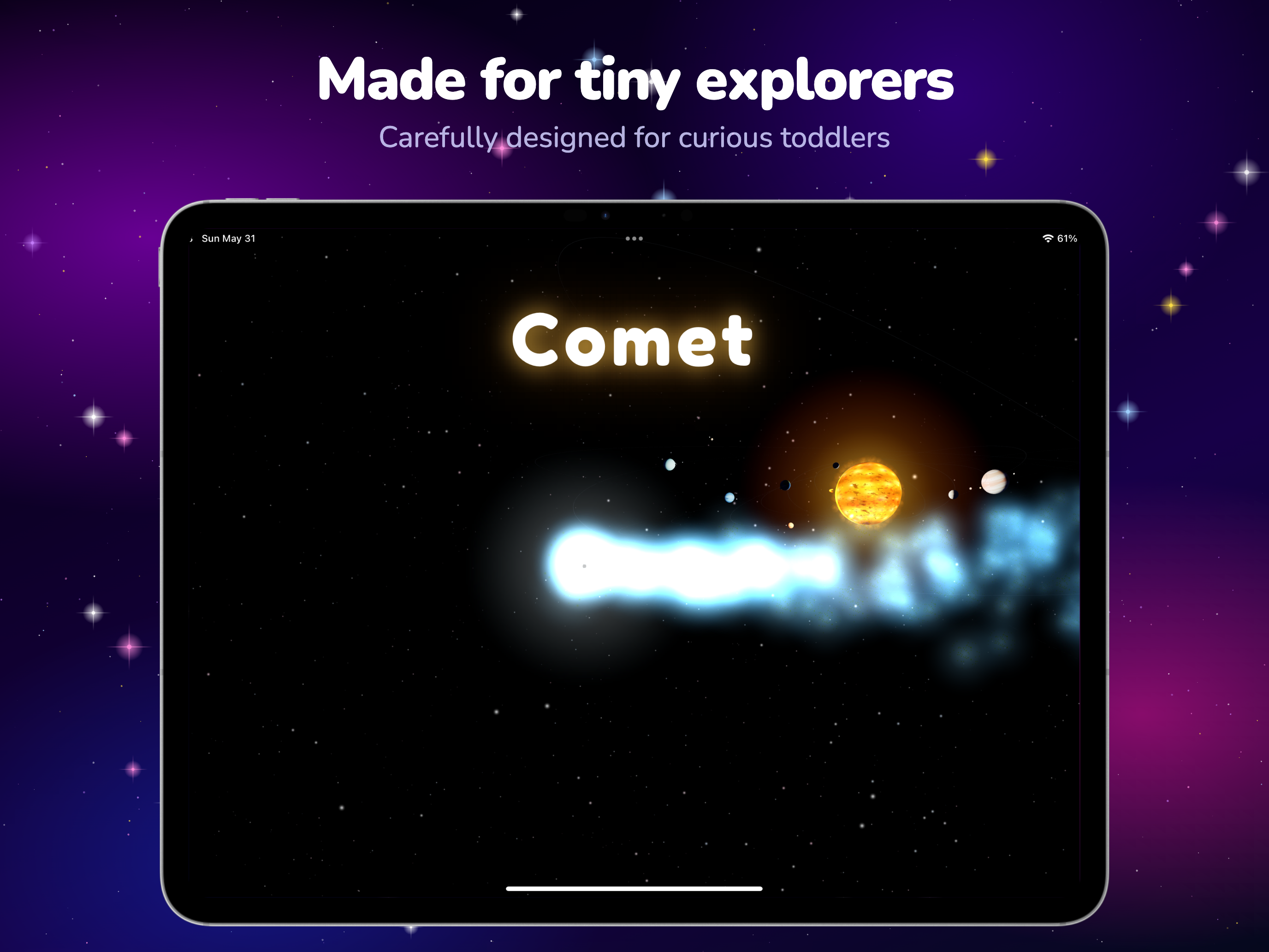 Touch and Sparkle: Planets