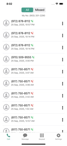 ROS Voip Phone System iPhone screenshot