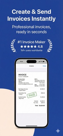 Invoice Creator & Generator Screenshot 1 of 7
