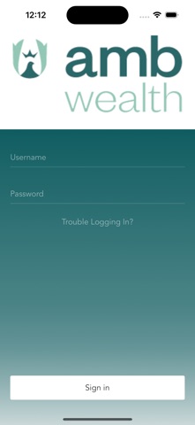 ambwealth Client App Screenshot 1 of 3