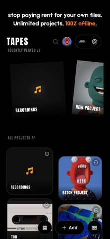 Tapes - Audio Studio Screenshot 5 of 9