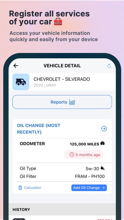 Startservice: Mileage Tracker