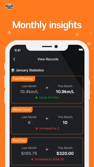 Gas fueling record screenshot 4