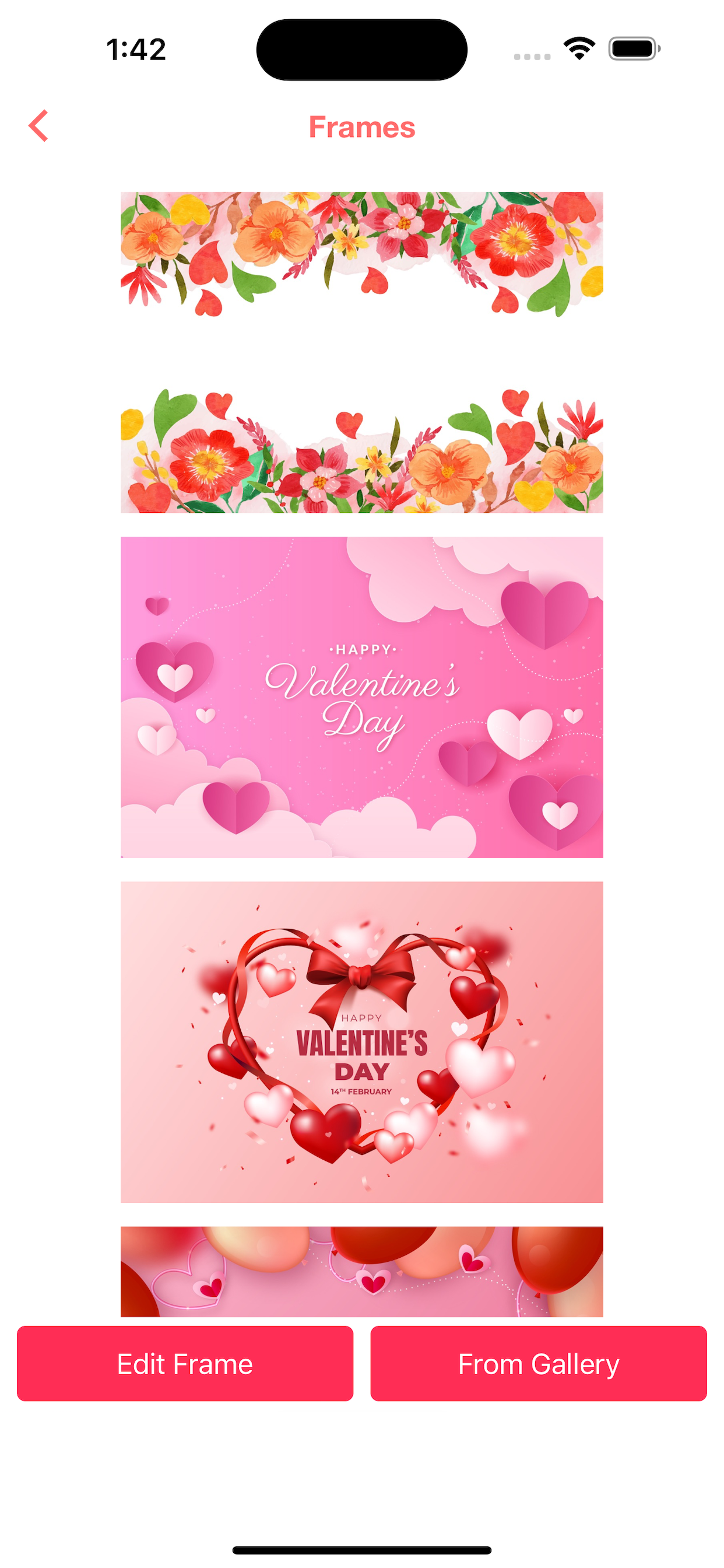 Valentine Love: Wishes & Frame screenshot 3