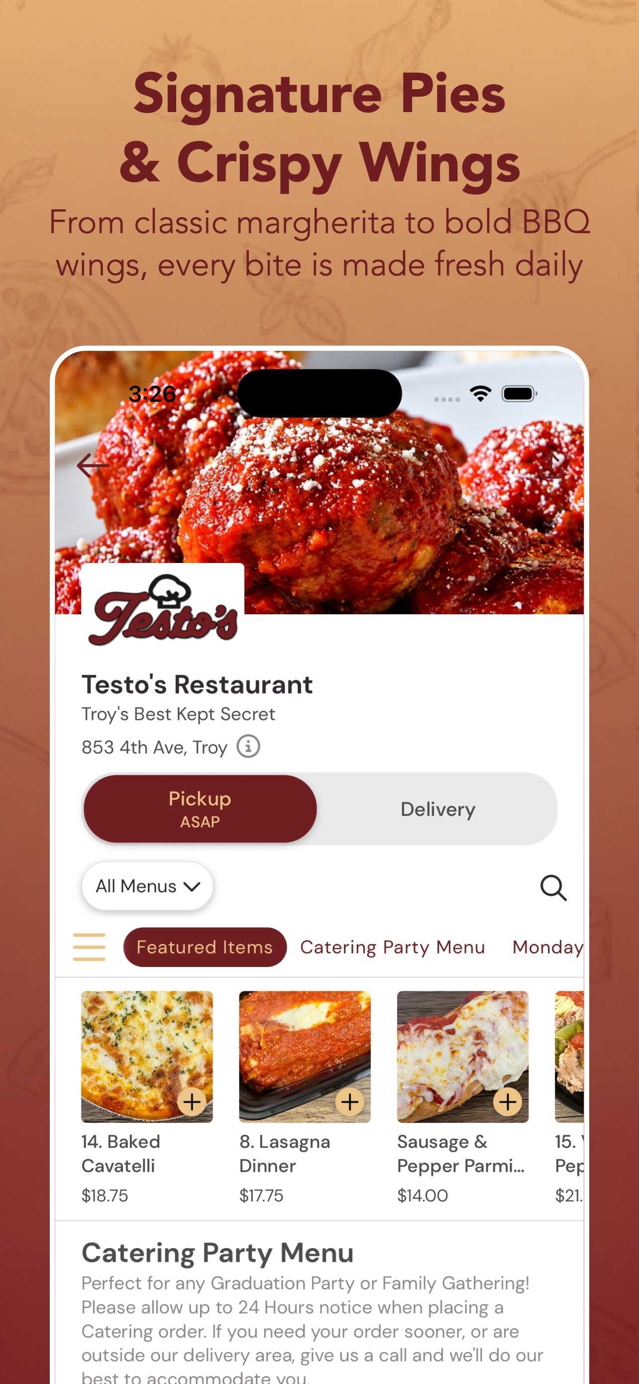 Screenshot 2 of Testo's Restaurant