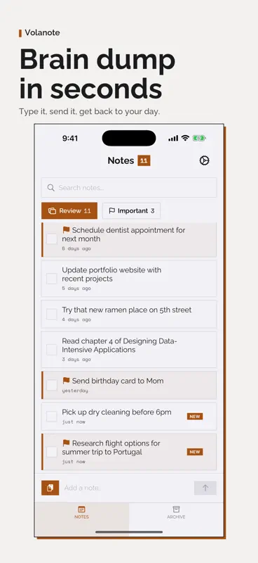Volanote: Quick Notes screenshot 2 of 6