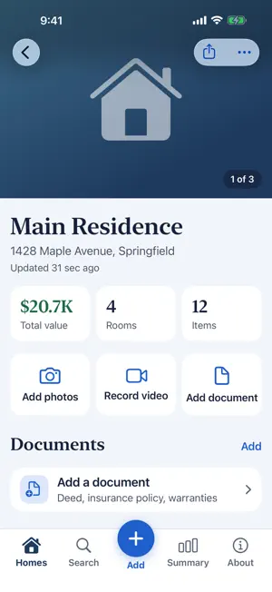 ClaimsReady — Home Inventory screenshot 2