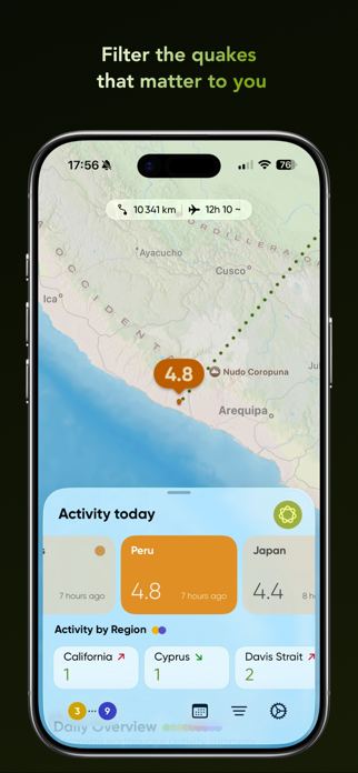 Seismic tracker Screenshot 1 of 4