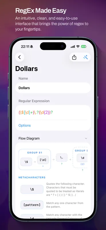 RegEx+ screenshot 1 of 4