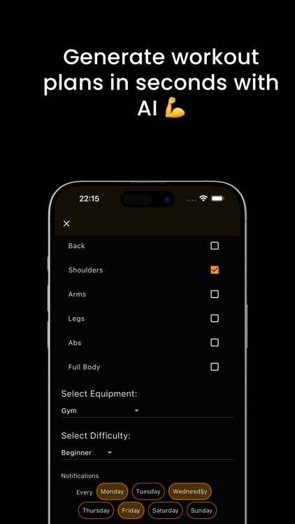 Workout Generator: Fit AI