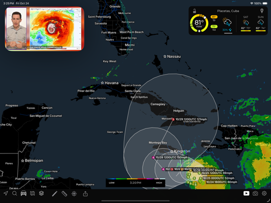MyRadar Accurate Weather Radar iPad screenshot 6 - Weather app