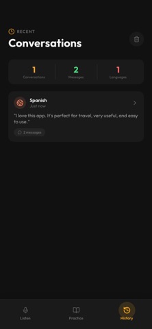 Parla: Live Translate iPhone screenshot