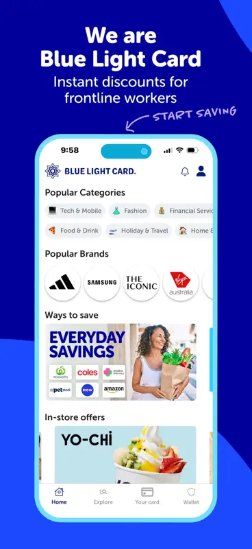 Blue Light Card screenshot 1 of 4