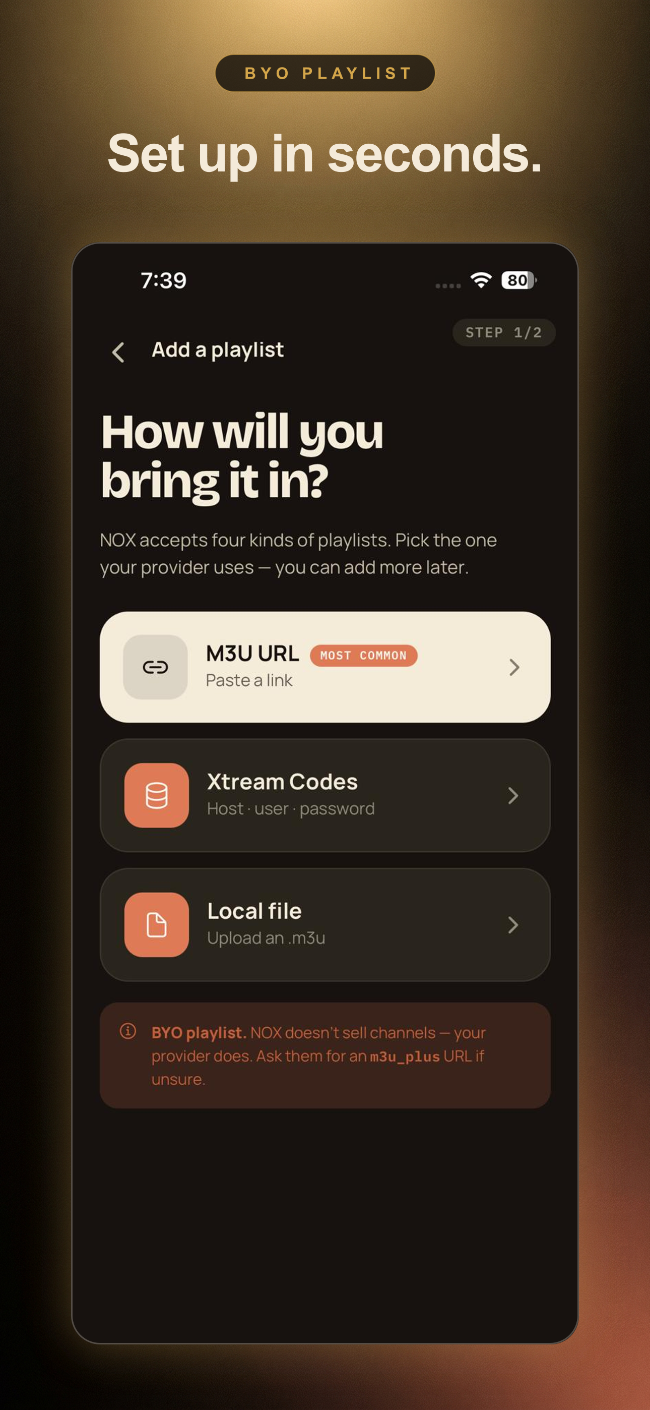 nox — IPTV player screenshot 10