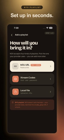 nox — IPTV player Screenshot 10 of 10