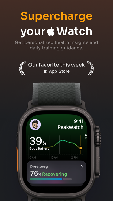 PeakWatch: AI Personal Trainer Screenshot