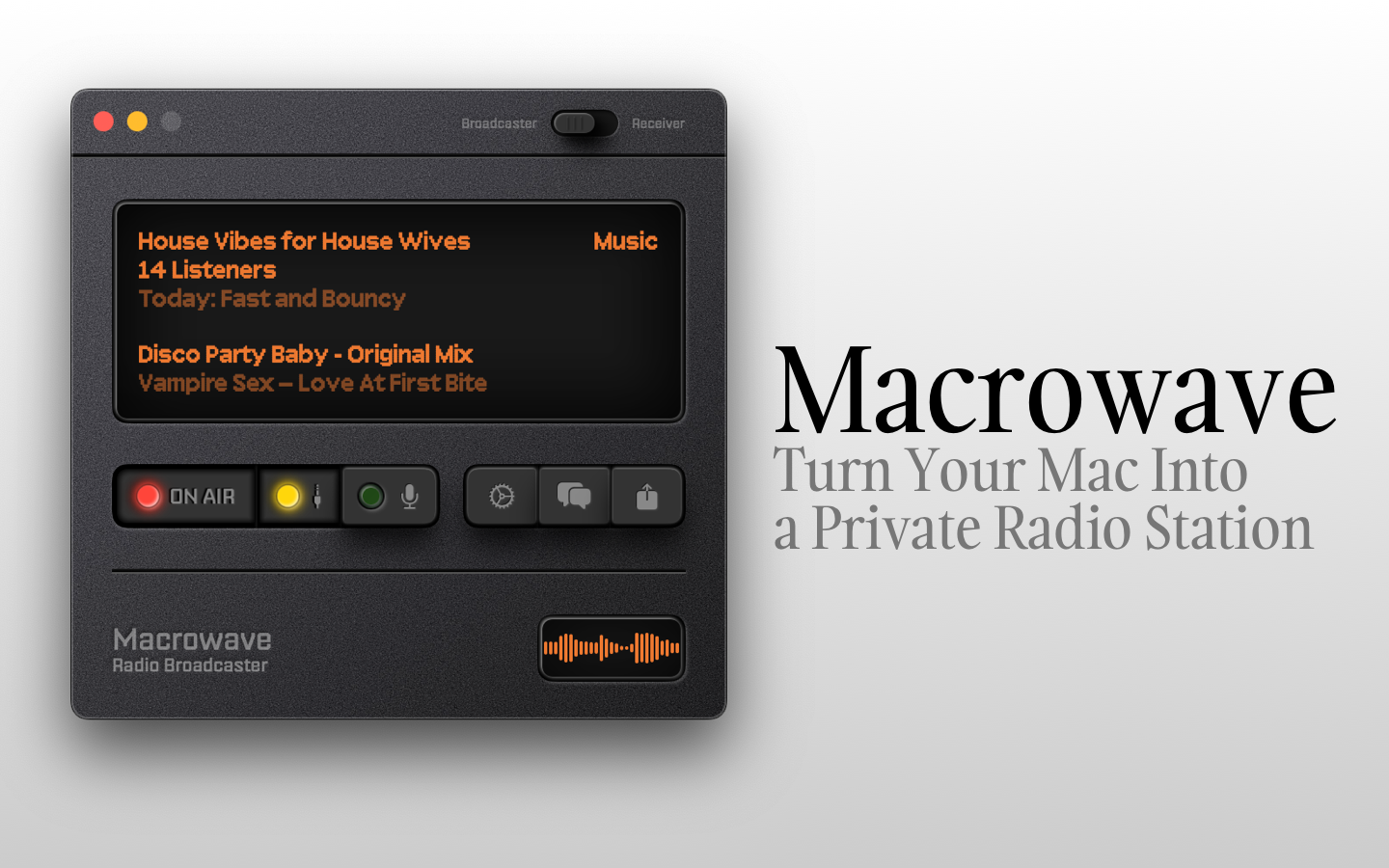 Macrowave - Private P2P Radio