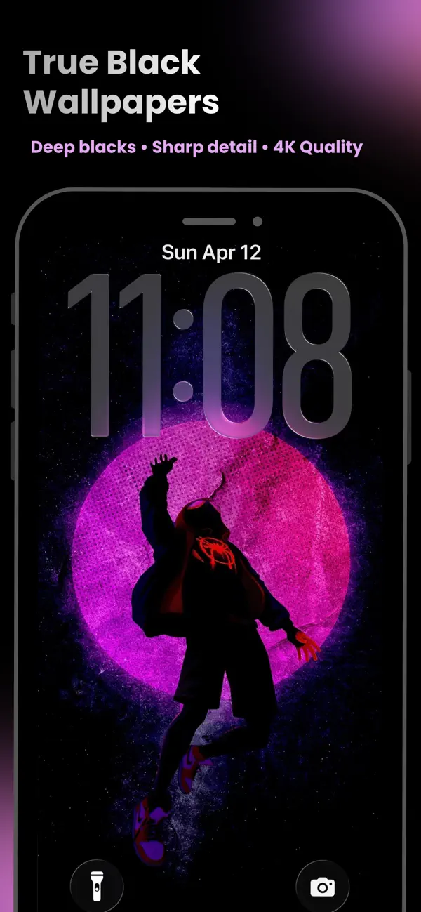 Screenshot #2 pour AmoledPix: 4K Amoled Wallpaper