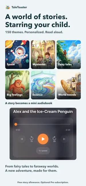TaleToaster: Bedtime Stories screenshot 1