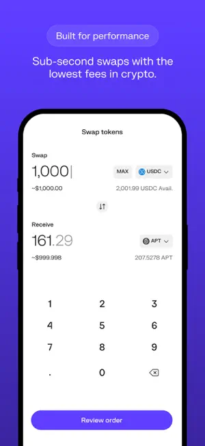 Petra: Aptos Crypto Wallet screenshot 4