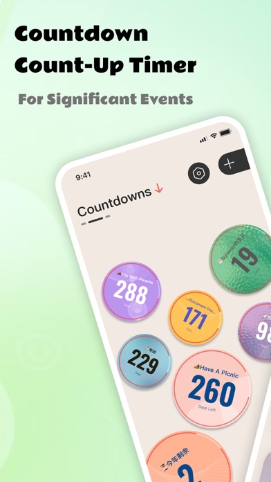 Screenshot 1 of Countdown - DayPlus App