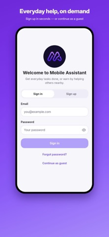 Mobile Assistant: Local Help iPhone screenshot