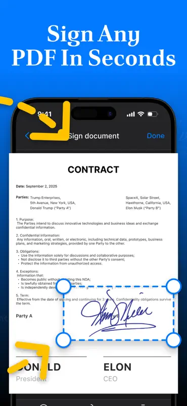 SignScan: PDF Signer & Scanner screenshot 3 of 9