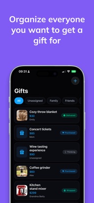 My Gift Tracker screenshot 2