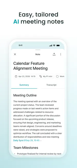 HiNotes by HiDock screenshot 4