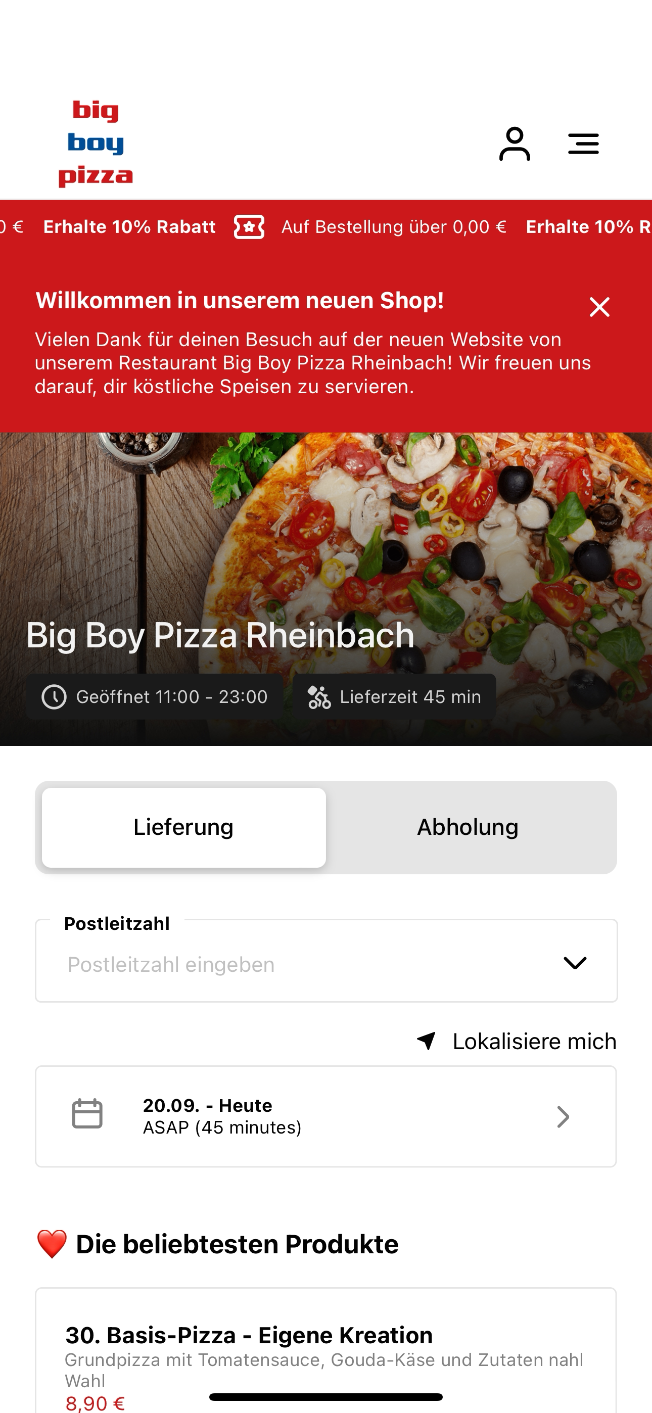 Big Boy Pizza Rheinbach