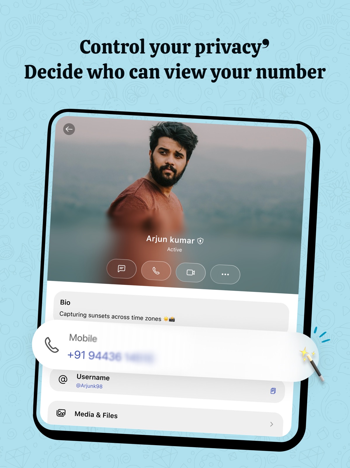Arattai Messenger ipad screenshot 2