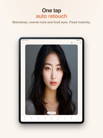 FaceMend: AI Photo Editor iPad screenshot