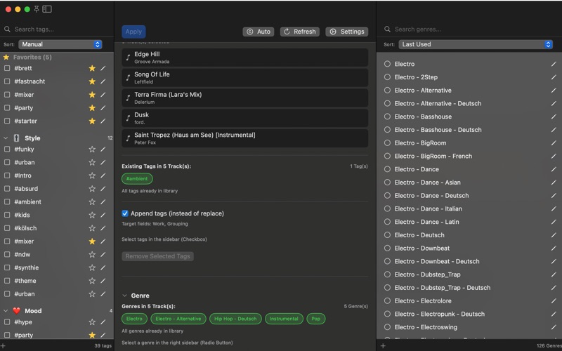 GutenTag app screenshot