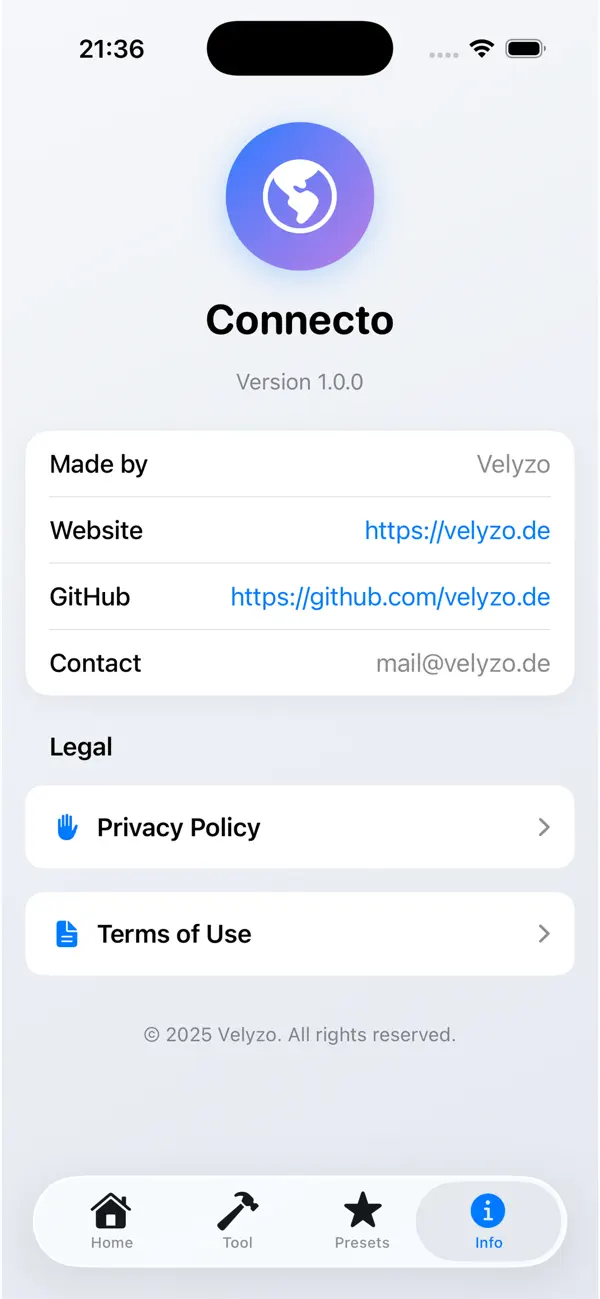 #4. Connecto (iOS) di: GONCA KAYA