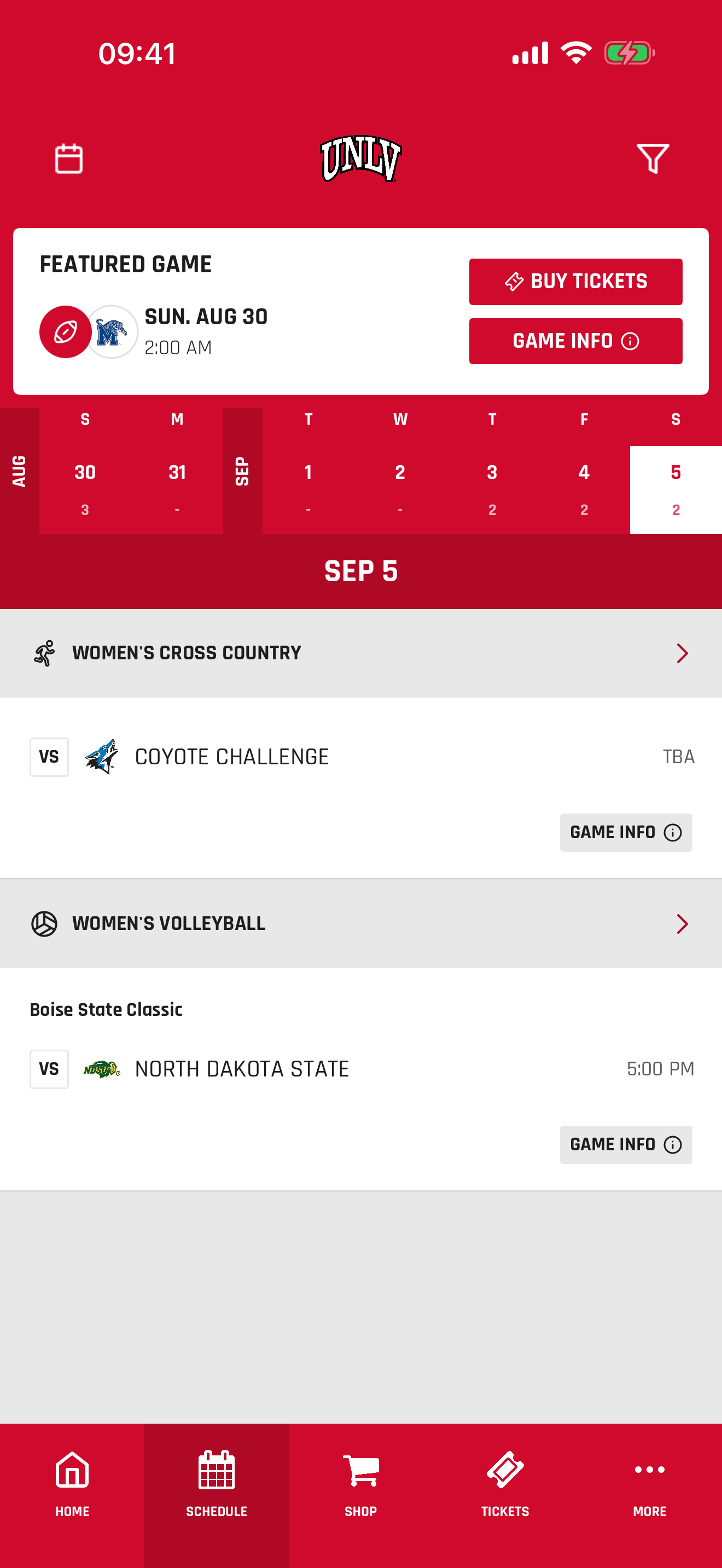 UNLV Rebels screenshot 2