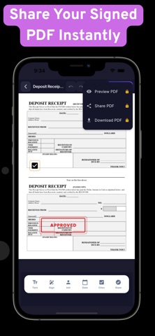 Fill and Sign PDF - SignFill iPhone screenshot