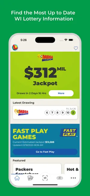 WI Lottery screenshot 1