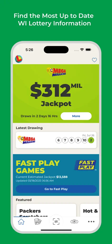 WI Lottery - Entertainment App | MWM
